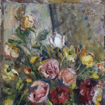 1931 - Heidy Isler - Vase mit Blumen - Oel auf Leinwand - 37x51 cm.jpg