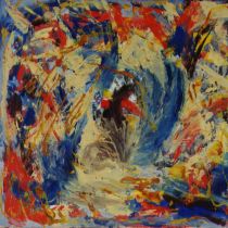 1958 - Luigi Montanarini - Composizione no 10 - olio su tela - 131x74 cm.jpg