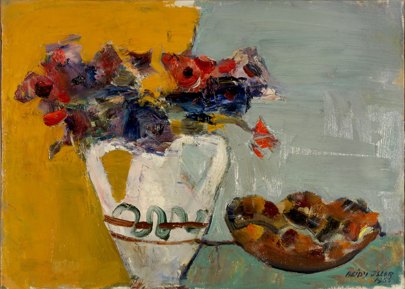 1965 - Heidy Isler - Vase mit Anemonen - Oel auf Leinwand - 50x40 cm.jpg